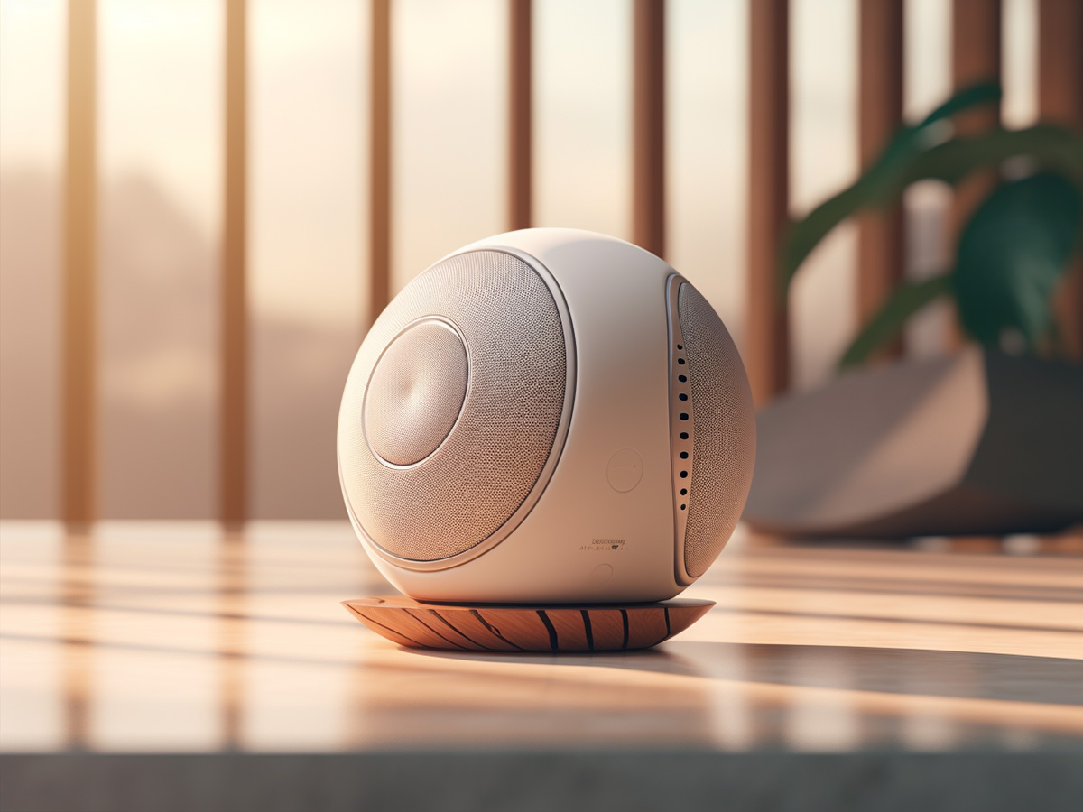 高端外观设计：音箱彰